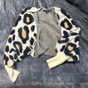 Cheetah Print Cardigan